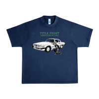 Navy Title Fight Trending Urban Heavy Tee - linhVisuals