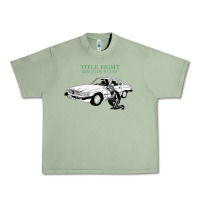 Oil Green Title Fight Trending Urban Heavy Tee - linhVisuals