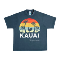 Midnight Navy kauai hawaii chicken lover souvenir t shirt Urban Heavy Tee - linhVisuals