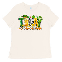 Bone today we are all irish Ladies Tee - CowhideDigitalArt