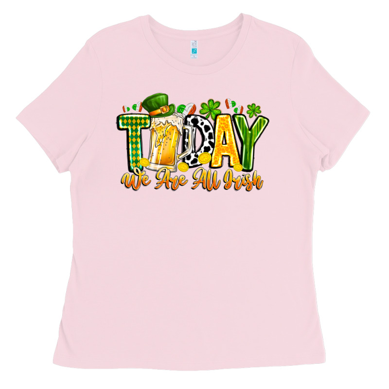 Today We Are All Irish Ladies Tee by CowhideDigitalArt | Teevron