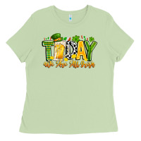 Matcha today we are all irish Ladies Tee - CowhideDigitalArt
