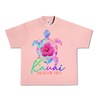 Salmon kauai hawaii vacation 2022 sea turtle flower tropical t shirt Urban Heavy Tee - linhVisuals