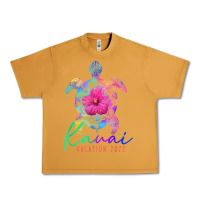 Peanut Butter kauai hawaii vacation 2022 sea turtle flower tropical t shirt Urban Heavy Tee - linhVisuals