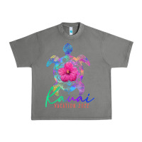 Tornado kauai hawaii vacation 2022 sea turtle flower tropical t shirt Urban Heavy Tee - linhVisuals