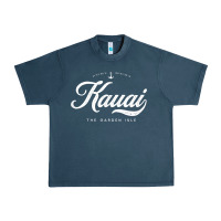 Midnight Navy kauai hawaii vintage retro t shirt Urban Heavy Tee - linhVisuals