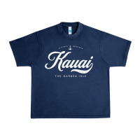 Navy kauai hawaii vintage retro t shirt Urban Heavy Tee - linhVisuals