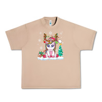 Burro cute unicorn christmas shirt kid girls women deer santa xmas 1 Urban Heavy Tee - linhVisuals