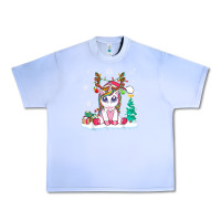 Grape Ice cute unicorn christmas shirt kid girls women deer santa xmas 1 Urban Heavy Tee - linhVisuals