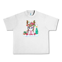 Lunar Rock cute unicorn christmas shirt kid girls women deer santa xmas 1 Urban Heavy Tee - linhVisuals