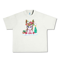 Pistachio cute unicorn christmas shirt kid girls women deer santa xmas 1 Urban Heavy Tee - linhVisuals