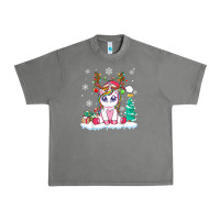 Tornado cute unicorn christmas shirt kid girls women deer santa xmas 1 Urban Heavy Tee - linhVisuals