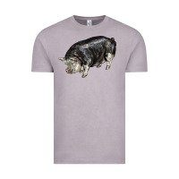 Vintage Zinc poland china pig Vintage Tee - LillyAllenDesigns