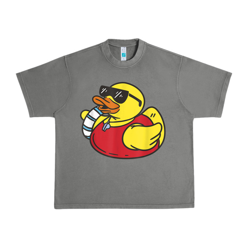 Lifeguard Rubber Duck T Shirt Urban Heavy Tee by linhVisuals | Teevron