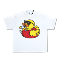 White lifeguard rubber duck t shirt Urban Heavy Tee - linhVisuals