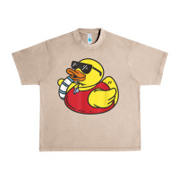 French Oak lifeguard rubber duck t shirt Urban Heavy Tee - linhVisuals
