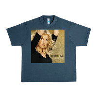 Midnight Navy faith hill   breathe Urban Heavy Tee - linhVisuals