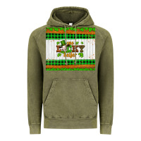 Vintage Olive st patricks one lucky heifer Vintage Hoodie - Artiststas