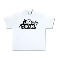 White Dirty Diesel Sexy Urban Heavy Tee - linhVisuals