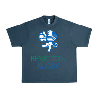 Midnight Navy benetton rugby in italy Urban Heavy Tee - linhVisuals