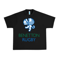 Black benetton rugby in italy Urban Heavy Tee - linhVisuals