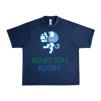 Navy benetton rugby in italy Urban Heavy Tee - linhVisuals