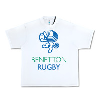 White benetton rugby in italy Urban Heavy Tee - linhVisuals