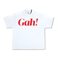 White lisa say gah Urban Heavy Tee - linhVisuals