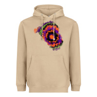 Mushroom tie dye patch Heavyweight Hoodie - RanaPortraitStore