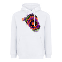 White tie dye patch Heavyweight Hoodie - RanaPortraitStore