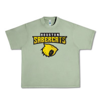 Oil Green houston sabercats rugby Urban Heavy Tee - linhVisuals