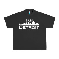 Pigment Black I Am Detroit Urban Heavy Tee - linhVisuals
