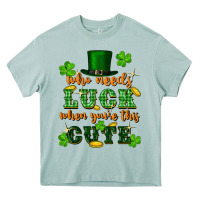 Arona who needs luck when youre this cute st patricks Heavy Core Tee - FaDigitalArtStudio