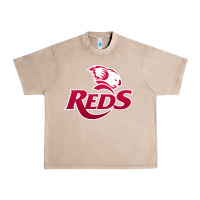 French Oak queensland reds rugby Urban Heavy Tee - linhVisuals