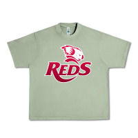 Oil Green queensland reds rugby Urban Heavy Tee - linhVisuals