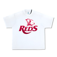White queensland reds rugby Urban Heavy Tee - linhVisuals
