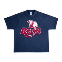 Navy queensland reds rugby Urban Heavy Tee - linhVisuals