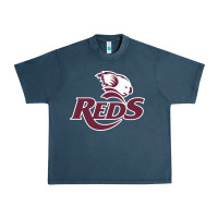 Midnight Navy reds rugby australia Urban Heavy Tee - linhVisuals