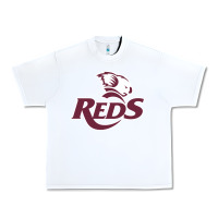 White reds rugby australia Urban Heavy Tee - linhVisuals