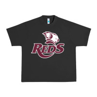Pigment Black reds rugby australia Urban Heavy Tee - linhVisuals