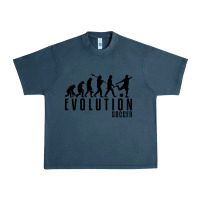 Midnight Navy soccer evolution Urban Heavy Tee - linhVisuals