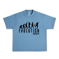 Pebble Blue soccer evolution Urban Heavy Tee - linhVisuals