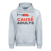 Heather Grey Vaccines Cause Adults Urban Hoodie - Bettercallsaul
