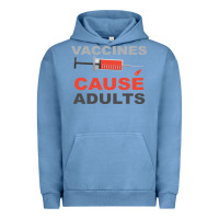 Pigment Pebble Blue Vaccines Cause Adults Urban Hoodie - Bettercallsaul