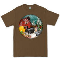Cacao Christmas On The Farm Premium Tee - FaDigitalArtStudio