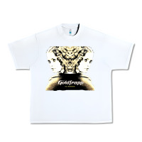 White felt montain goldfrapp Urban Heavy Tee - linhVisuals