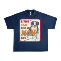 Navy australian shepherd mom t  shirt living that dog mom life australian s Urban Heavy Tee - linhVisuals