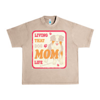 French Oak australian shepherd mom t  shirt living that dog mom life australian s Urban Heavy Tee - linhVisuals