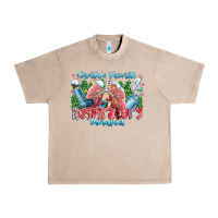 French Oak santa's favorite respiratory therapist Urban Heavy Tee - CowhideDigitalArt