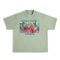 Oil Green santa's favorite respiratory therapist Urban Heavy Tee - CowhideDigitalArt